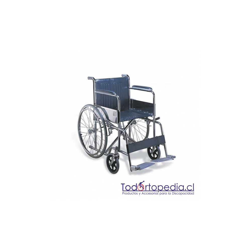 Silla de Ruedas Standard Cromada