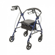 ANDADOR ROLLATOR 4 RUEDAS REMOVIBLES
