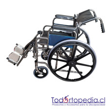 Silla De Ruedas Traumatologica Manillas Abatible
