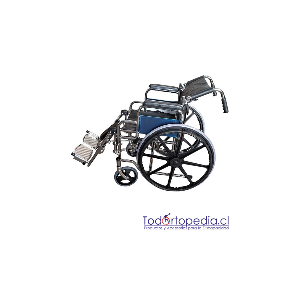 Silla De Ruedas Traumatologica Manillas Abatible