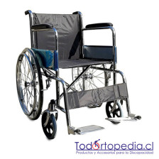 Silla De Ruedas Cromada Adulto