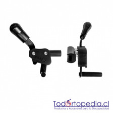 Freno de Silla de Ruedas Negro (Par)