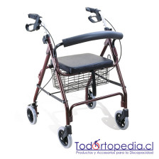 Andador Con Asiento Y Ruedas Premium