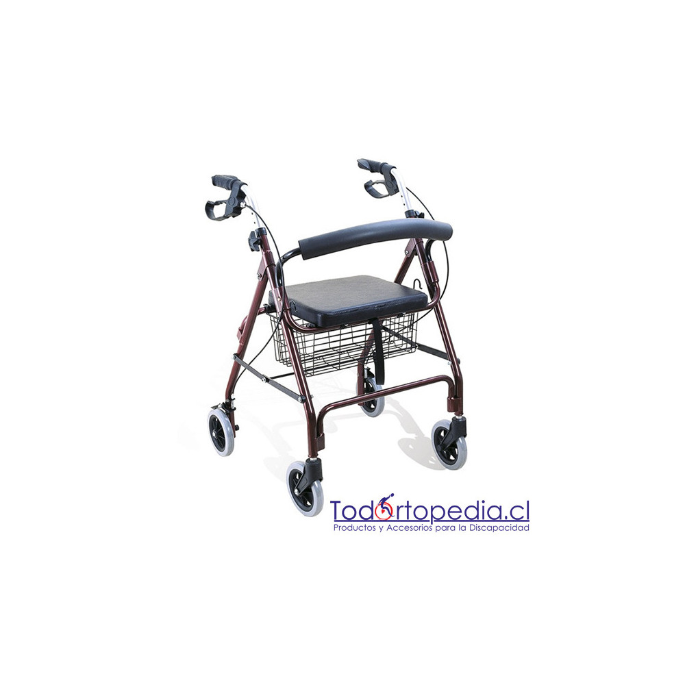 Andador Con Asiento Y Ruedas Premium