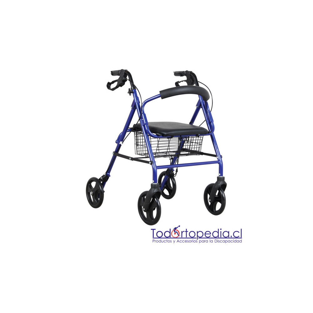 Andador Con Asiento y Ruedas Premium Plus