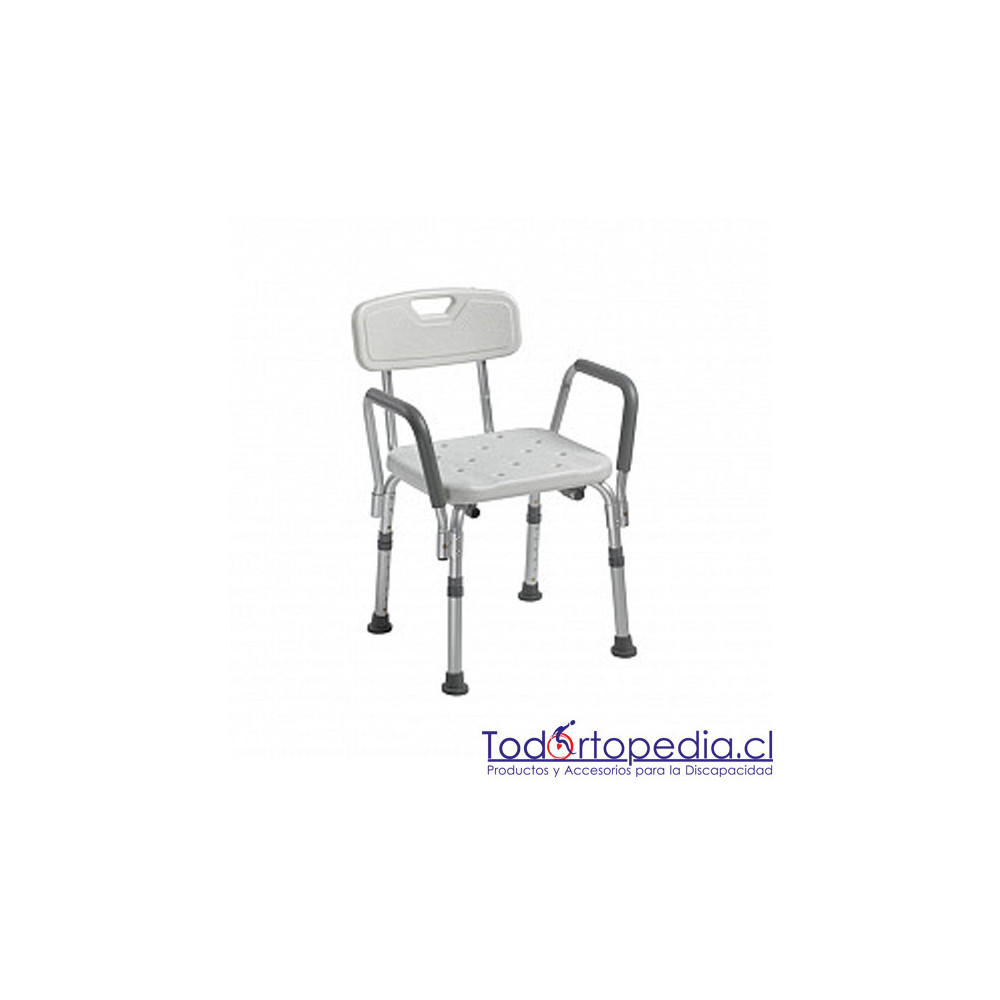 Silla para Ducha con Apoyabrazos Pro