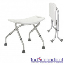 Piso de Ducha Plegable Aluminio