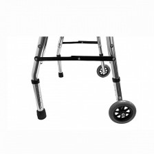 ANDADOR ALUMINIO CON ASIENTOS Y RUEDAS