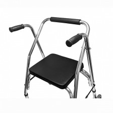 ANDADOR ALUMINIO CON ASIENTOS Y RUEDAS